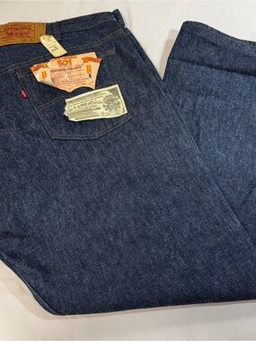 Vintage Levi’s Original 501 Jeans — 1980s DEADSTOCK, NWT — W48 Shrink To Fit